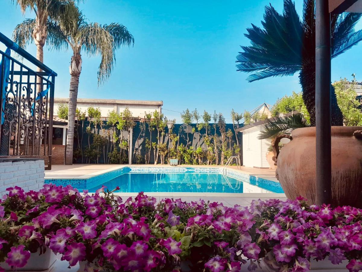 Sofi House-Appartamento In Villa Con Piscina Scafati Buitenkant foto